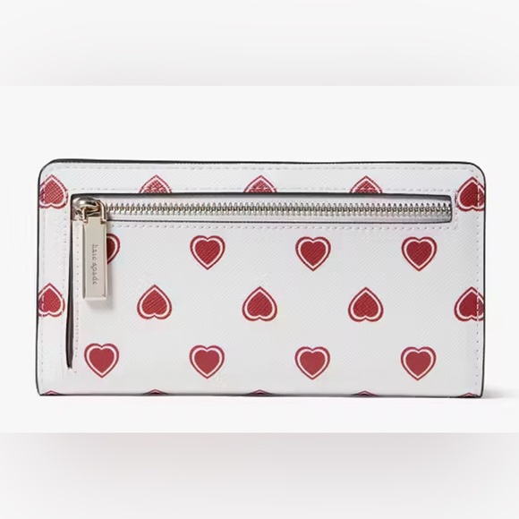 Kate Spade NWT Madison Heartfelt Geo Flap Crossbody & Matching Wallet Set - Picture 9 of 16